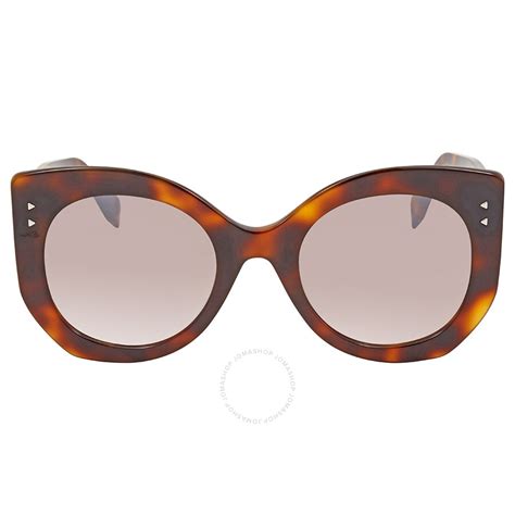 Fendi Women's Pink Cat Eye Sunglasses for sale 